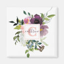 Recherche de lettres fleuries magnets Nom