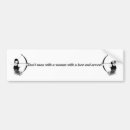 Search for arrow bumper stickers Archery