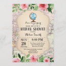 Search for travel bridal shower invitations Love is a journey