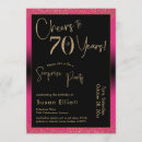 Search for cheers to 70 years invitations Party