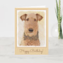 Search for cute airedale cards Terrier