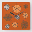Search for burnt orange clocks Retro
