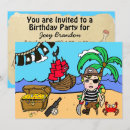 Search for boy pirate birthday invitations Ocean