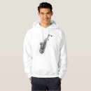 Recherche de saxophone hoodies Cool