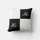 Search for his and hers pillows Groom