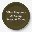 Search for campers paper plates Woods