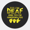 Search for hearing loss stickers Deaf awareness month
