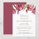 Recherche de bridesmaids bridal shower invitations Fleurs d'aquarelle