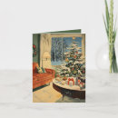 Search for vintage tree christmas cards Green