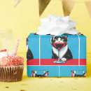 Recherche de chat smoking papier cadeau Rouge