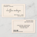Search for life coach business cards Minimal