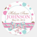 Search for aqua polka dot stickers Baby shower