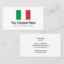 Search for italian flag business cards Travel