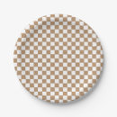 Search for brown gingham paper plates Check