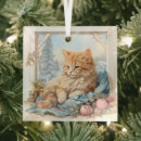 Search for orange kitten ornaments Cat lover