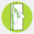Search for snowdrop stickers White