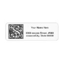 Search for letter s return address labels Initial