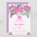 Search for 88th birthday invitations Elegant