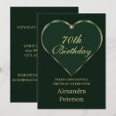 Search for emerald green hearts invitations Simple