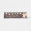 Search for rustic wood name plates Pink