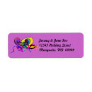 Search for mardi gras mask return address labels Party