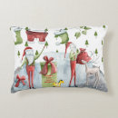 Search for whimsical christmas pillows Santa