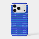 Recherche de rayures bleues et blanches iphone coques Élégant