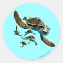 Recherche de barrière autocollants Caricature de poisson