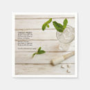 Recherche de rhum serviettes Mojito