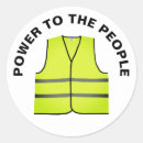 Recherche de gillet autocollants Protestation