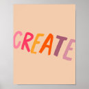Recherche de créativité posters Coloré