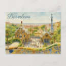 Recherche de gaudí cartes postales Parc güell