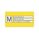 Search for box return address labels Modern