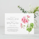 Search for geranium invitations Funeral