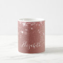 Search for rose gold metallic mugs Sparkle