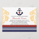 Search for anchor bridal shower invitations Stripe