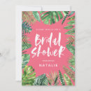 Search for palm leaf bridal shower invitations Elegant