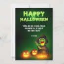 Search for green halloween cards Cartoon