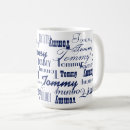 Search for all white mugs Typography