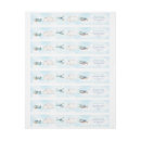 Search for airplane return address labels Watercolor