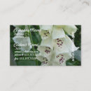 Recherche de digitale cartes visite Fleur