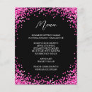 Search for hot pink menus Elegant