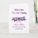 Search for sister and family cards Sister in law