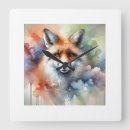 Search for red fox art Watercolor
