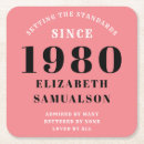 Search for 1980 coasters Pink