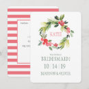 Search for christmas bridal party proposal cards Winter