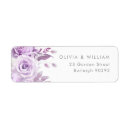 Search for lavender flower return address labels Purple