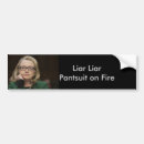 Search for hillary liar bumper stickers Clinton