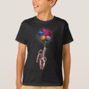 Search for astronaut with balloons tshirts Space