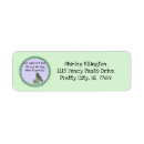Search for greetings return address labels Purple